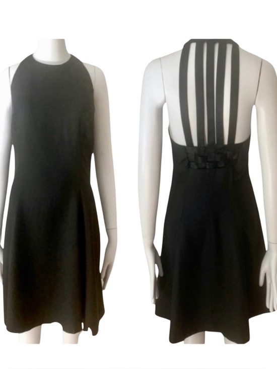 Donna Ricco Dresses & Skirts - DONNA RICCO Strappy Crepe Little Black Dress Cocktail Party